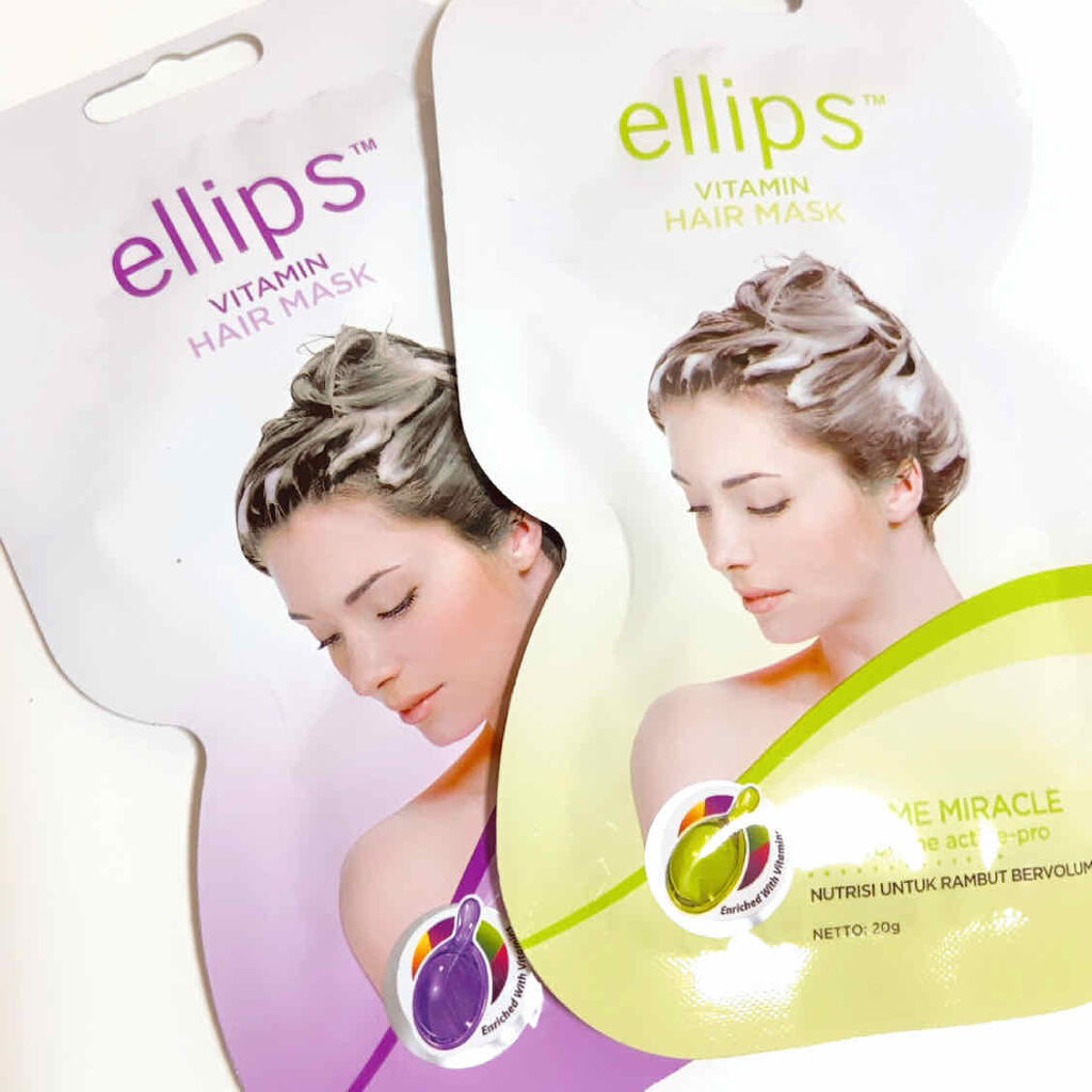 ヘアーマスク ナチュラルカラー Ellipsを使った口コミ Ellips エリップス ヘアマスク キャ By Miko 混合肌 Lips