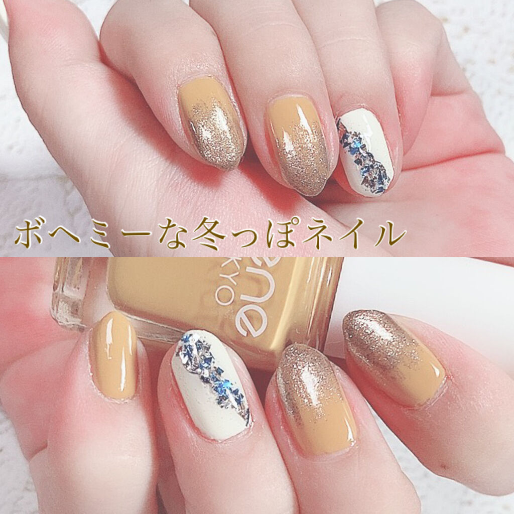 ネイルホリック パーティーフレーク ネイルホリックを使った口コミ 冬ネイル ボヘミー風 Geneネイルのマス By Yukiko ゆき姉 敏感肌 Lips
