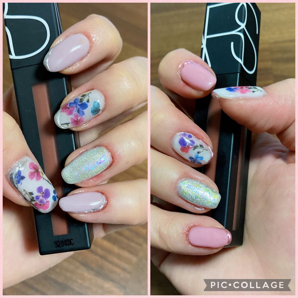 マジックパウダー プリジェルを使った口コミ ネイルチェンジしました ネイルシールを使 By 瑠海 Lips