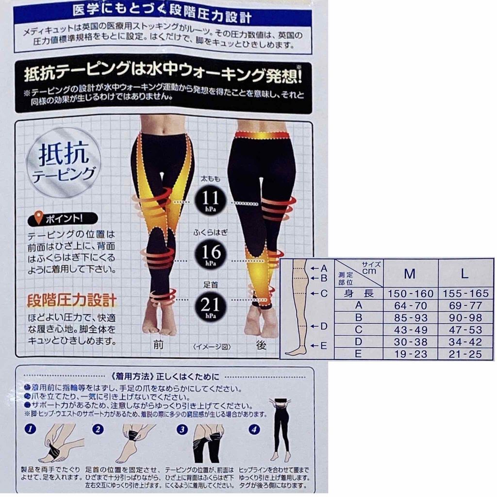 ボディシェイプ フィットネスアップ メディキュットの口コミ メディキュット ボディシェイプフ By きゃさりん 混合肌 代後半 Lips