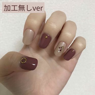 ジェルボリュームトップコート キャンメイクを使った口コミ このネイル実はほぼ100均で揃えたものなん By おちび 混合肌 10代後半 Lips