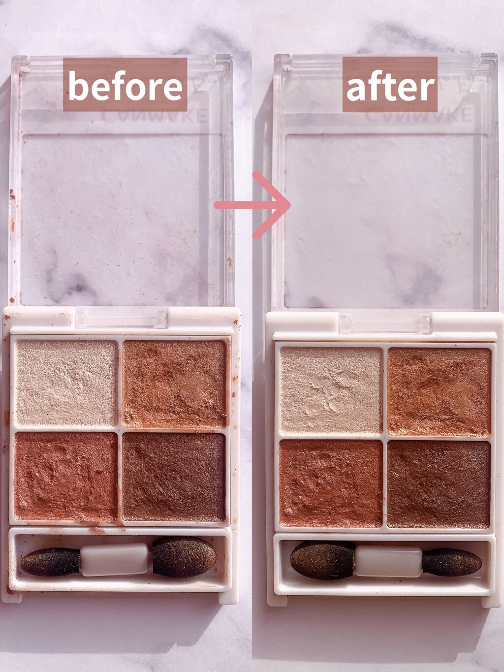 メイクパレットの汚れ取り キャンドゥの口コミ 超優秀 100均で買えるおすすめ化粧小物 みんなやってる メ By まえの アトピー肌 20代前半 Lips