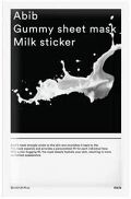 Abib  Gummy sheet mask Milk sticker