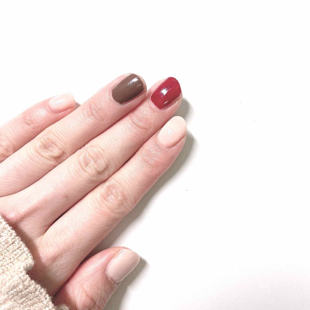 カラフルネイルズ キャンメイクの口コミ セルフネイル色味的には バレンタインネイ By Eim 乾燥肌 代前半 Lips