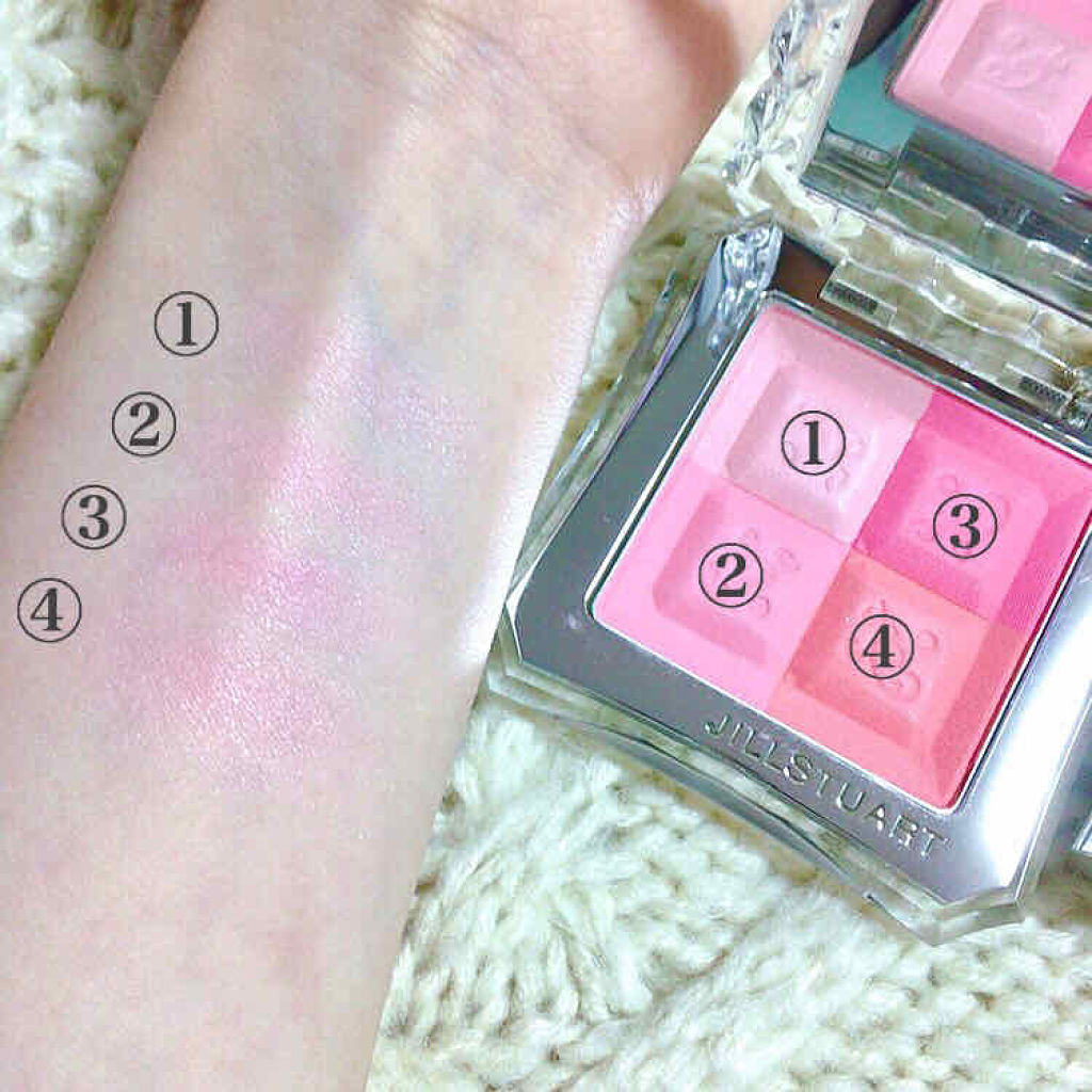 ミックスブラッシュ コンパクト N Jill Stuartの人気色を比較 ブルベにおすすめのパウダーチーク ジルスチュ By 𝕟𝕖𝕟𝕖 混合肌 代前半 Lips