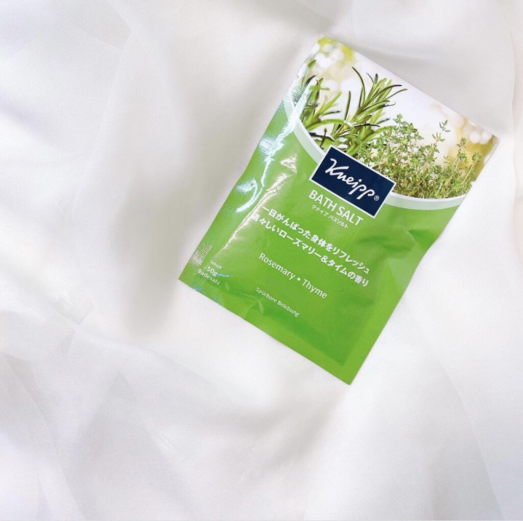 バスソルト ローズマリー タイムの香り クナイプの口コミ 清涼感あふれるローズマリーの香りが浴室いっ By Mimimi Lip S 混合肌 30代前半 Lips