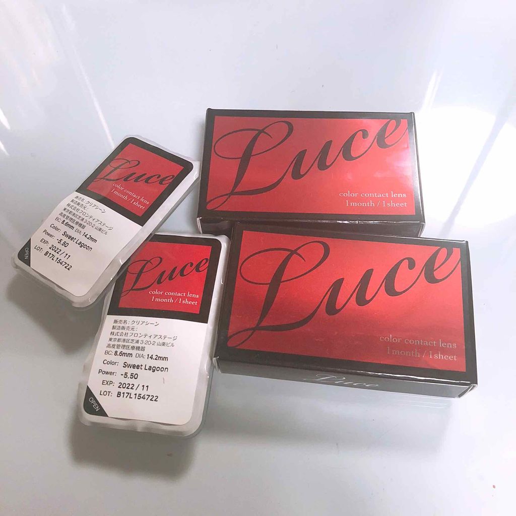 Luce ルーチェ Luceのカラコンレポ 着画口コミ カラコン Luceルーチェnijiser By かおり 普通肌 30代前半 Lips
