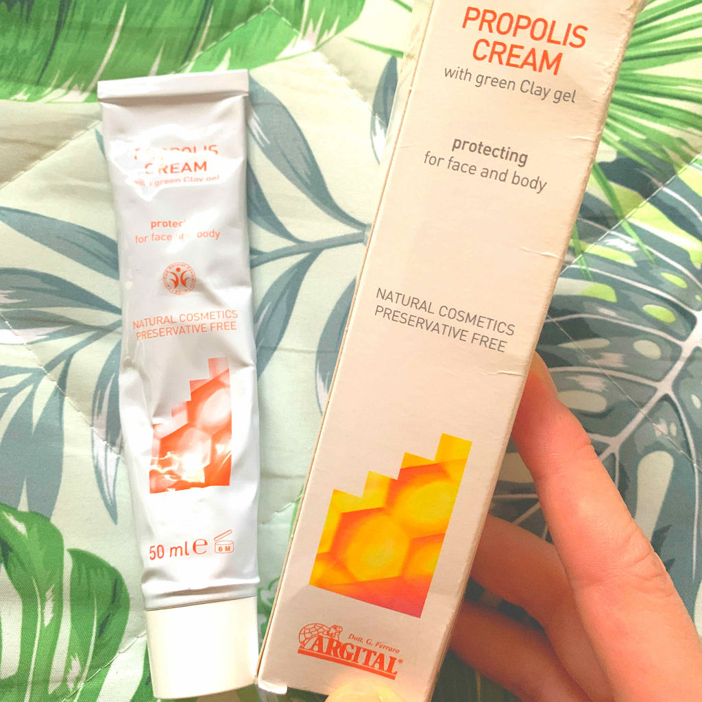 プロテクト プロポリスクリーム Argitalの効果に関する口コミ アルジタル プロテクト プロポリスクリー By Nana 敏感肌 代後半 Lips