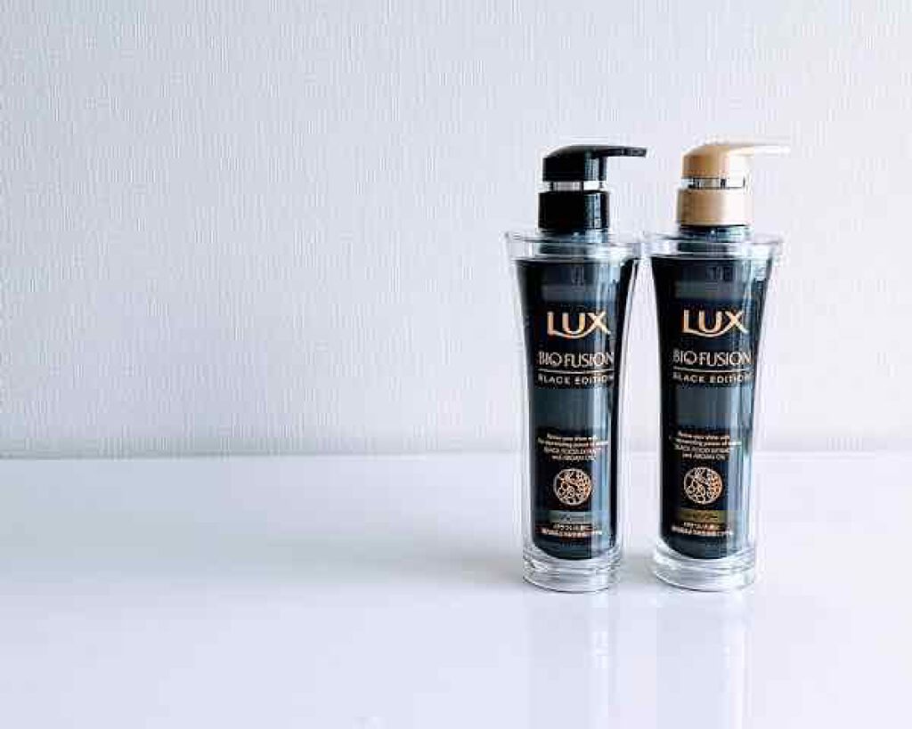 バイオフュージョン ブラックエディション｜LUXの口コミ「今回は3種類のシャンプーで比べてみた👀第一..」 by おひこ(乾燥肌/10代後半