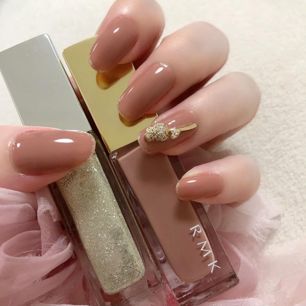 限定マニキュア ネイルポリッシュ Rmkの口コミ Rmkex 42 ピンクデューン1度塗り爪 By Rabbit 乾燥肌 Lips