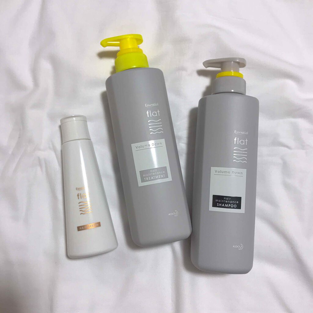 くせ うねりメンテナンスシャンプー トリートメント ボリュームダウン エッセンシャル Flatの口コミ エッセンシャルflat Flatくせうね By ゆんそんみ 乾燥肌 代後半 Lips