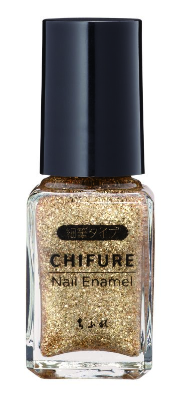 ネイル エナメル 細筆タイプ 006 ゴールド系ラメ 細筆 ちふれ Chifure Lips