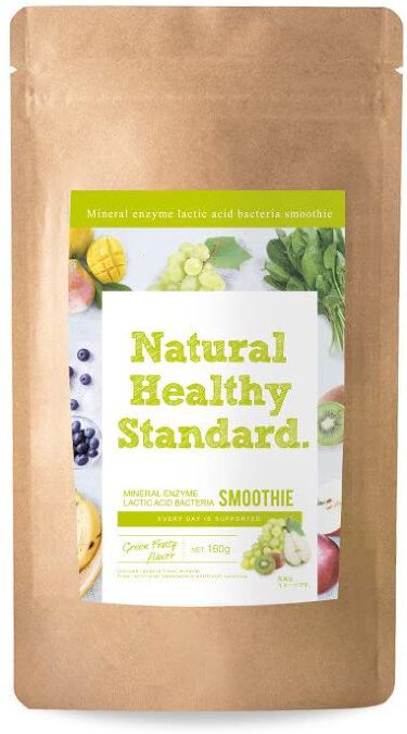 ミネラル酵素スムージー 乳酸菌グリーンフルーティー風味 Natural Healthy Standard ナチュラル ヘルシー スタンダード のリアルな口コミ レビュー Lips