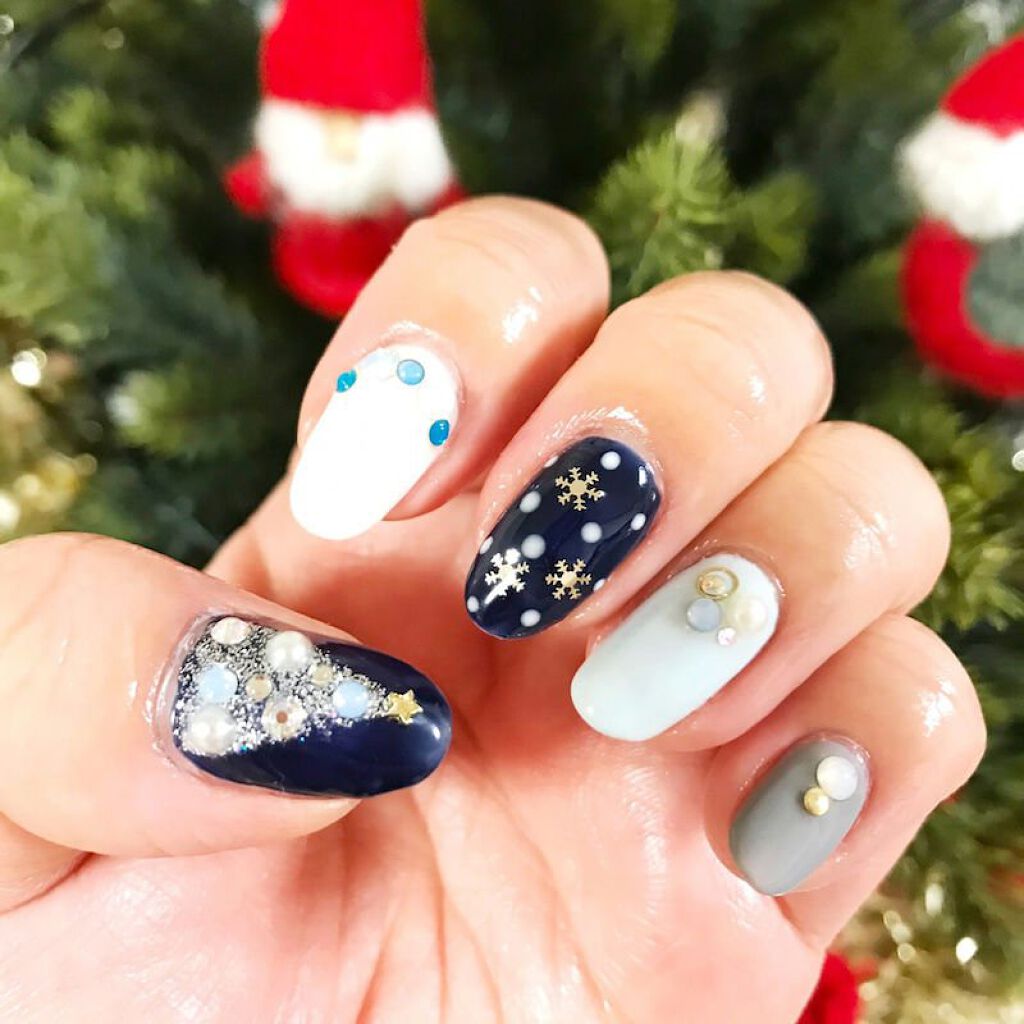 コンプリート セリア ジェルネイル デザイン クリスマス 良い人気の画像壁紙bahd