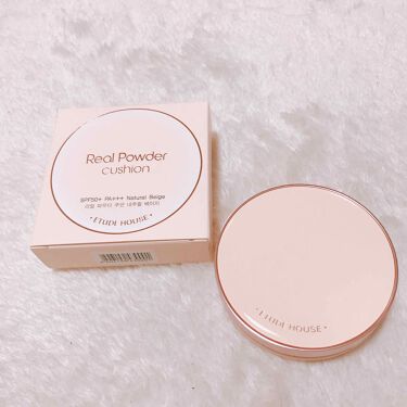 試してみた リアルパウダー クッション Spf50 Pa Etudeのリアルな口コミ レビュー Lips