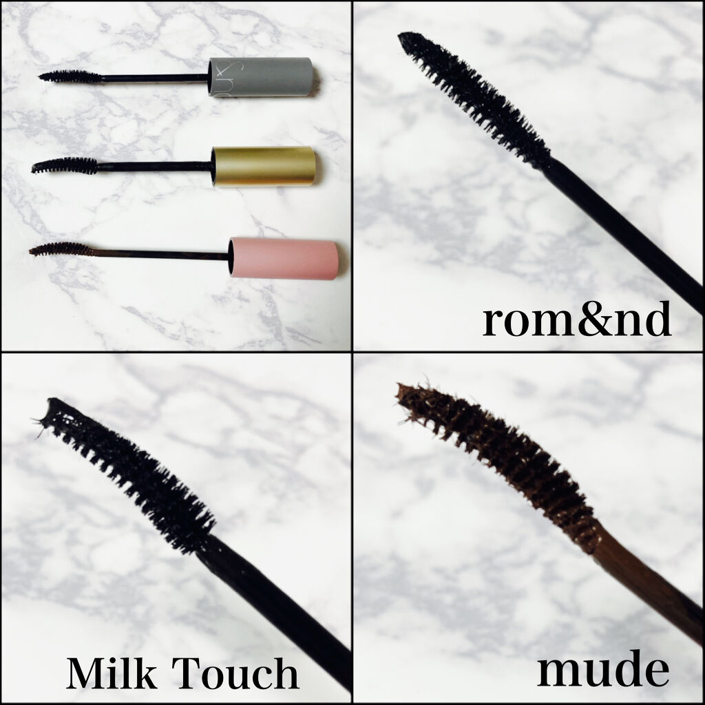 あなたはどっち派 Milk Touch Vs Mude Vs Rom Nd マスカラを徹底比較 韓国人気マスカラ比較 By みゆ 韓国コスメ好き アトピー肌 30代後半 Lips あなたはどっち派 Milk Touch Vs Mude Vs Rom Nd マスカラを徹底比較 韓国人気マスカラ比較 By みゆ 韓国コスメ好き アトピー肌 30代後半 Lips