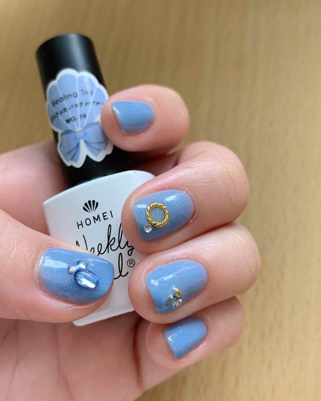 ウィークリージェル Homeiの口コミ 現在のネイルです 加工はなし 貧乏主婦なの By Fuu 敏感肌 Lips
