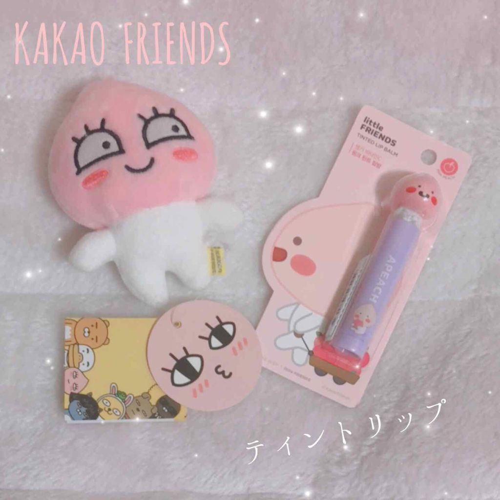 カカオフレンズ リップクリーム On The Bodyの口コミ Kakaofriendsapeachのティ By あーちゃん 混合肌 Lips