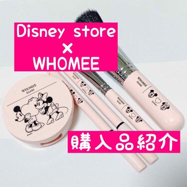 アイブロウブラシ 熊野筆 Whomeeを使った口コミ ディズニーストア Whomeeコラボコスメ By まー 脂性肌 代後半 Lips