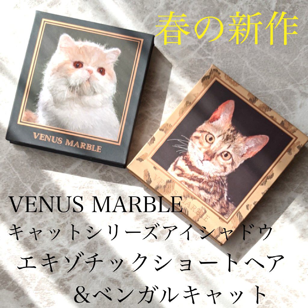 21年冬新作パウダーアイシャドウ アイシャドウ猫シリーズ Venus Marble ヴィーナスマーブル の人気色を比較 イエベにおすすめのパウダーアイシャドウ Venusmarbl By るあ蔵 Lips