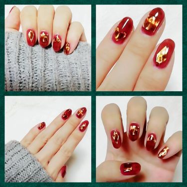 ネイル エナメル ちふれを使った口コミ 折り紙シールを使ってクリスマスネイル お By ゆき姉 週末多忙 敏感肌 Lips