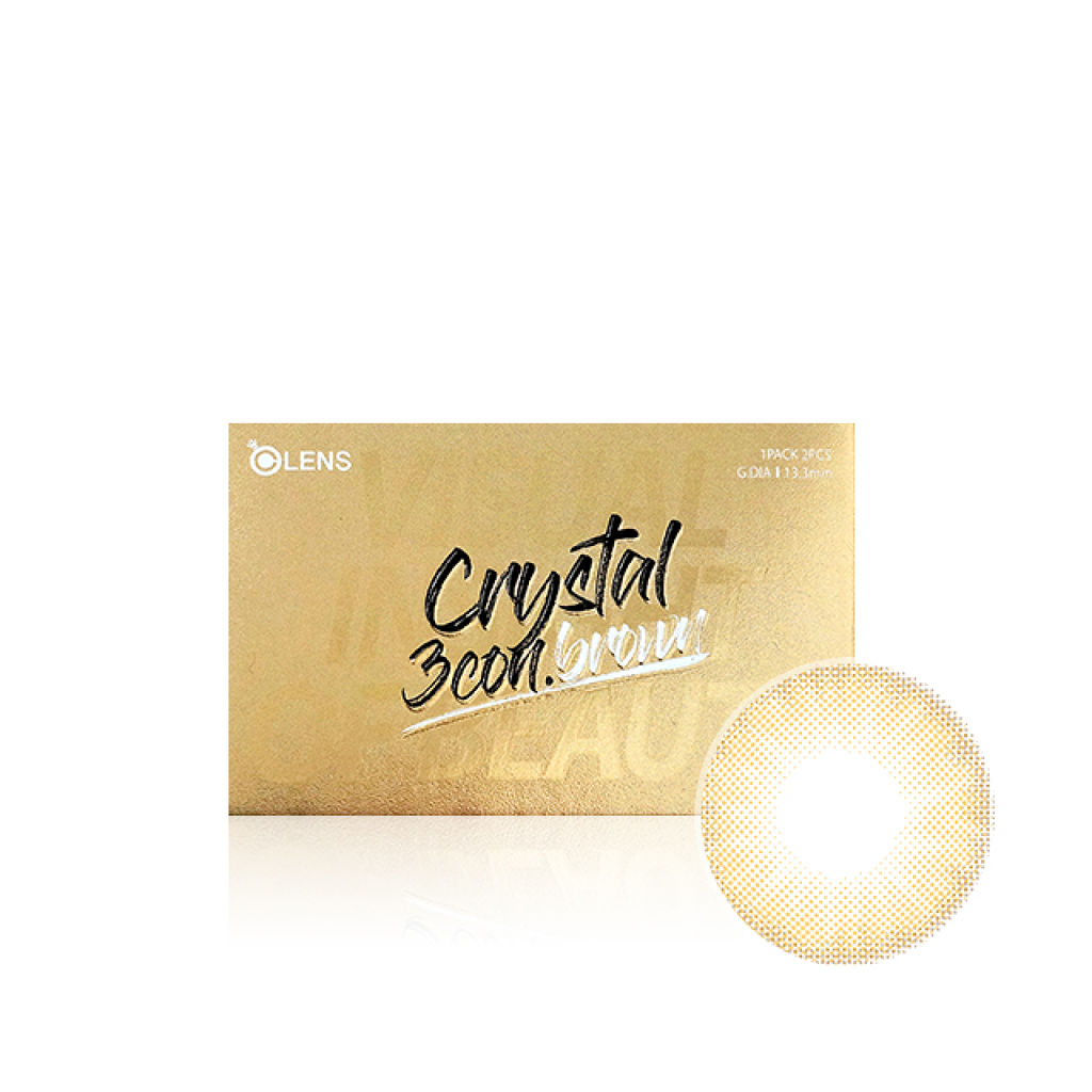 CRYSTAL (クリスタル) 3コンブラウン
