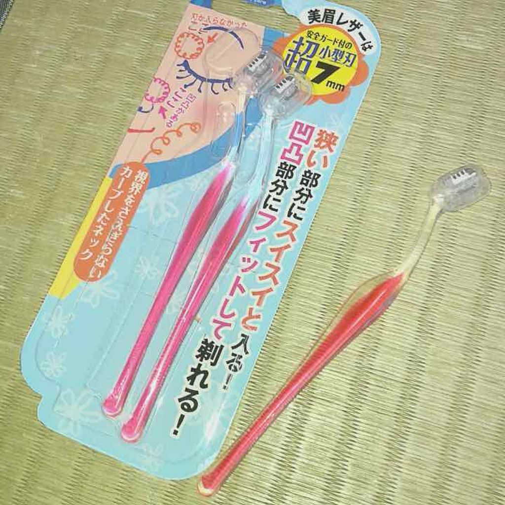 プチアイブローレザー 貝印の口コミ こちらのカミソリはヘッドがとても小さいので By あきこ アトピー肌 代後半 Lips