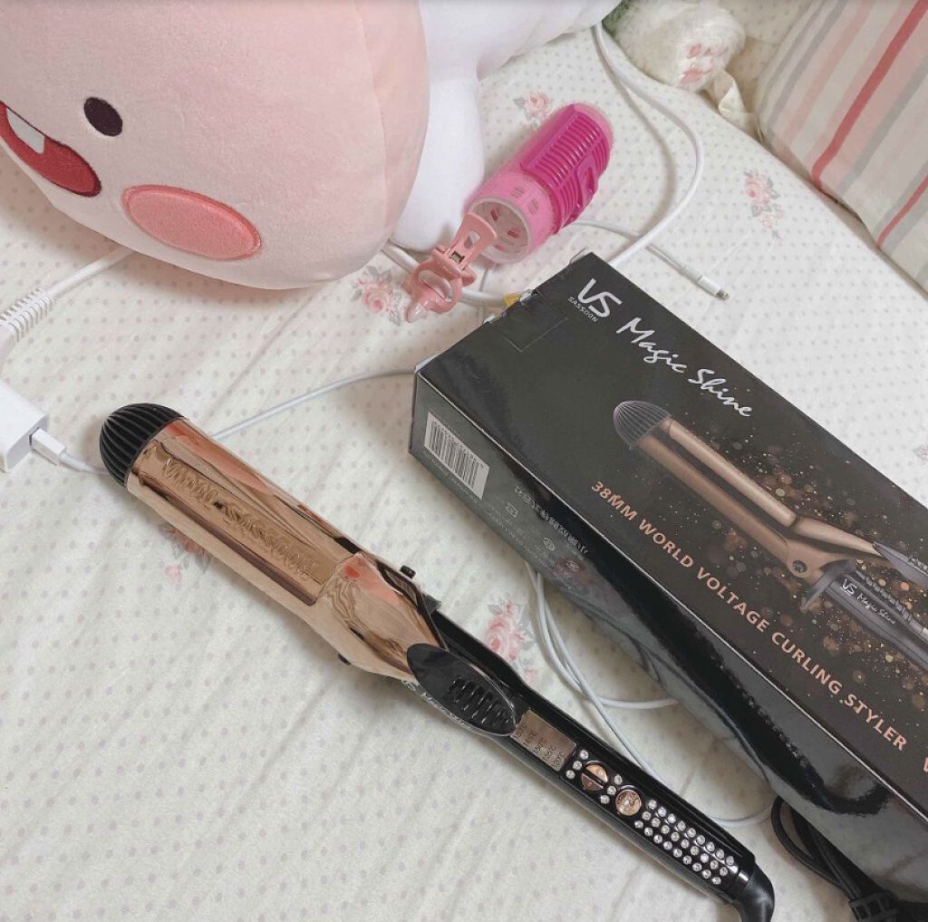 カールアイロン Vsi 2530 Vidal Sassoon Magic Shine ヴィダルサスーン マジックシャイン の口コミ 38ミリのコテで簡単ヨシンモリ 毛先散らば By もぴ 代前半 Lips