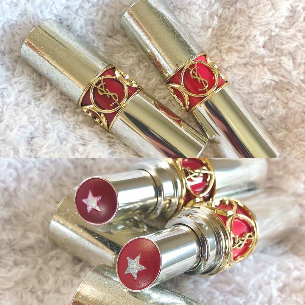 ルージュ ヴォリュプテ ロックシャイン Yves Saint Laurent Beauteの人気色を比較 やーーーっと届いた 刻印してもら By ℳizukiଘ ଓ 混合肌 30代前半 Lips