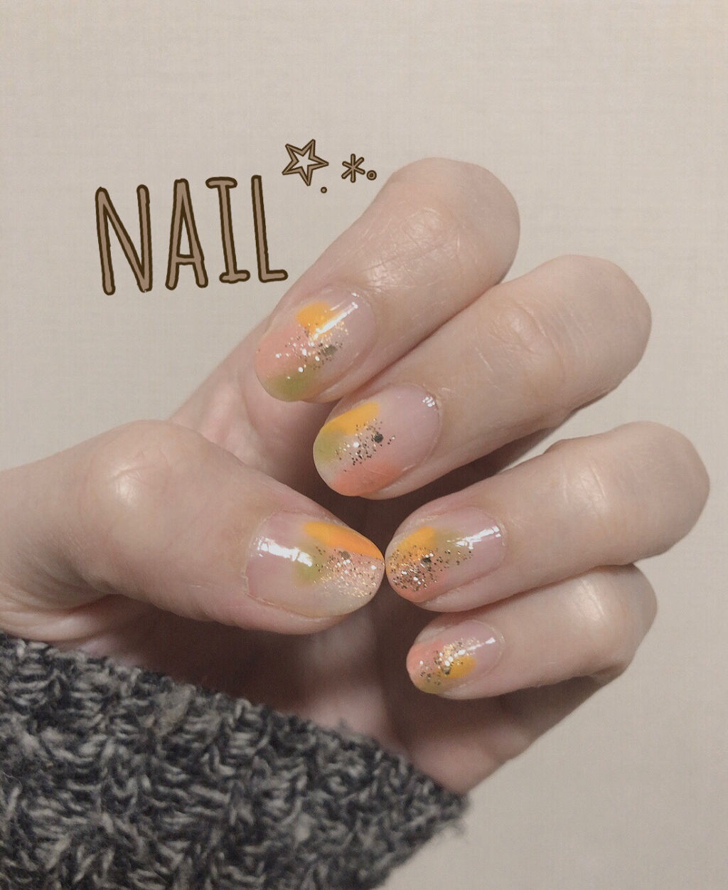 At サロンネイルエナメル Art Collectionを使った口コミ 今日の適当ネイルです またまた ちょんちょ By ゆか 普通肌 30代前半 Lips