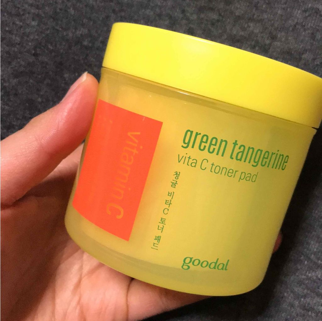 グーダルvトナーパッド Goodal Green Tangerine V Toner Pad Goodalの口コミ Goodal 韓国コスメ のトーナーのご紹 By キャヲリ 混合肌 代後半 Lips