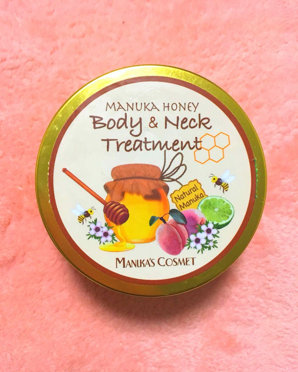 ボディ ネックエステジュレ マヌカコスメの口コミ ハチミツが入ってそうな可愛いパッケージに惹 By Says 乾燥肌 30代前半 Lips