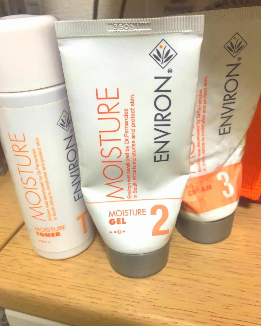 新品エンビロン ENVIRON モイスチャー トーナー ジェル2 クリーム3 ...