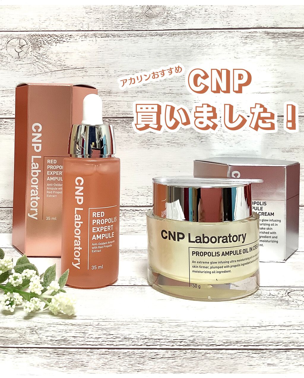プロポリスアンプル オイルインクリーム Cnp Laboratoryを使った口コミ レッドプロポリスエキスパートアンプル プ By Am 混合肌 Lips