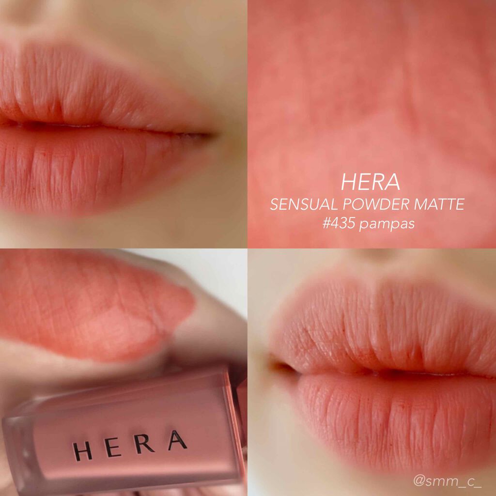 センシュアル パウダー マット Heraの口コミ ふわふわの韓国アイドルのような唇に 最強 By Sumomo 韓国コスメ Dior 混合肌 代前半 Lips