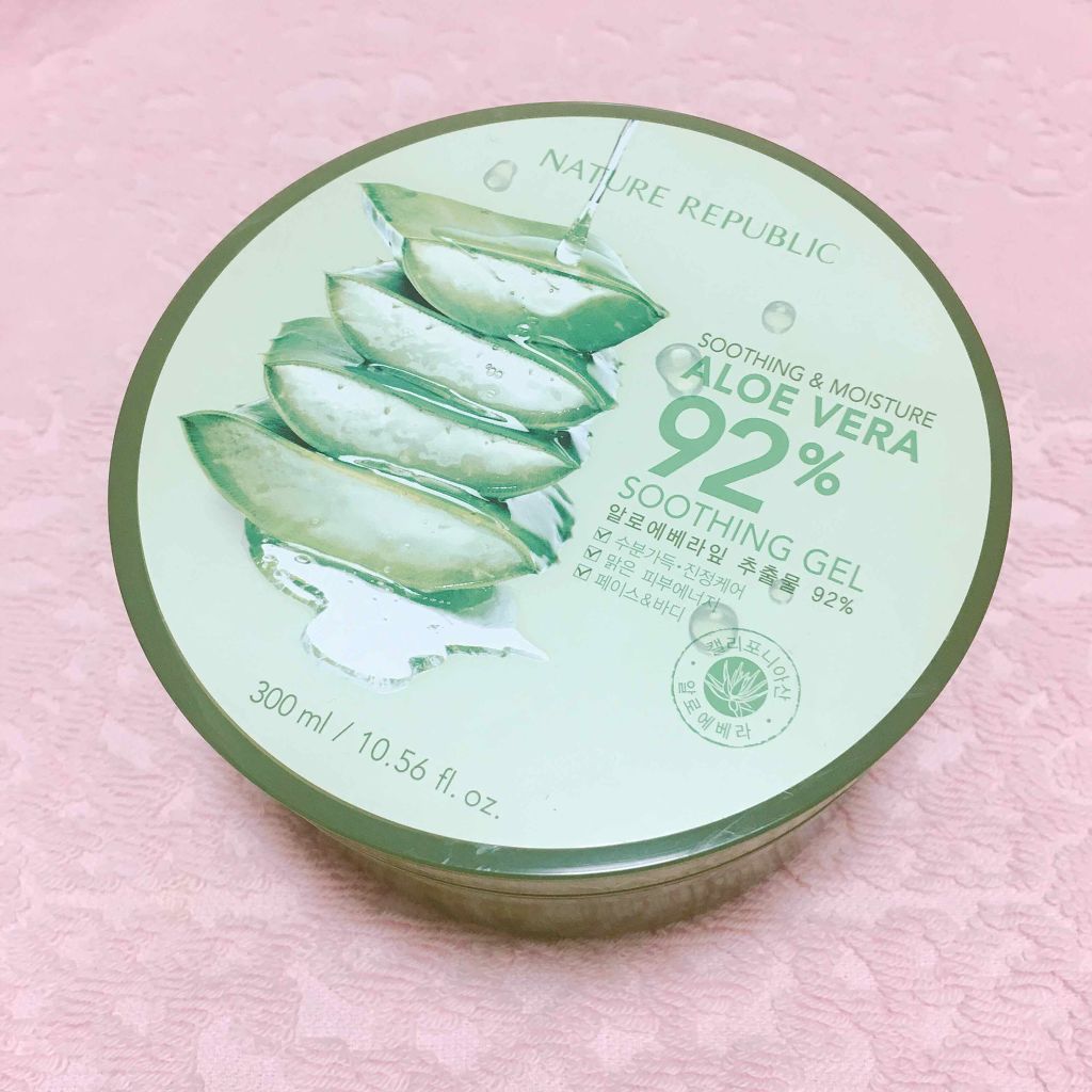 スージングアロエジェル ネイチャーリパブリックの口コミ サラッとしていて使いやすい お肌つるつる By しの 代後半 Lips