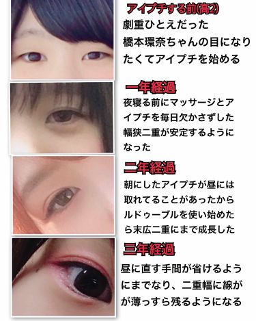 二重になる方法 アクティブアイトークii アイトークの使い方や二重メイク 激重ひとえ脱出法 By 只野デブ 混合肌 Lips
