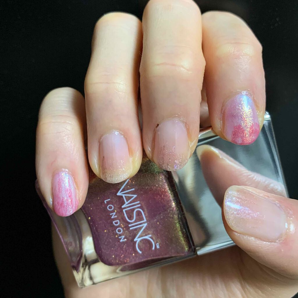 スパークル ライク ア ユニコーン ネイルポリッシュデュオ Nails Inc を使った口コミ 気温も湿度も高すぎて速乾ネイル使っても表面 By くろの 混合肌 代後半 Lips