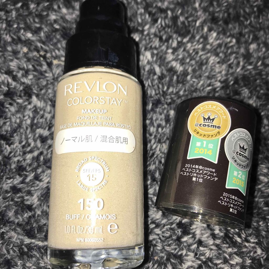 カラーステイ メイクアップ Revlonの口コミ 乾燥肌におすすめのリキッドファンデーション Revlonカラーステ By の 乾燥肌 10代後半 Lips