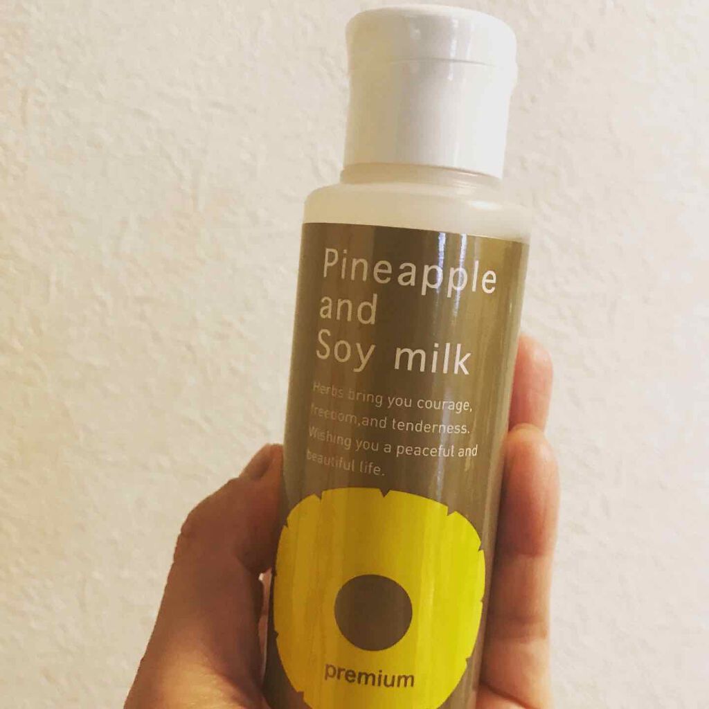 パイナップル豆乳ローションプレミアム 鈴木ハーブ研究所の口コミ パイナップル豆乳ローションプレミアム 鈴 By キラキラ 混合肌 40代前半 Lips