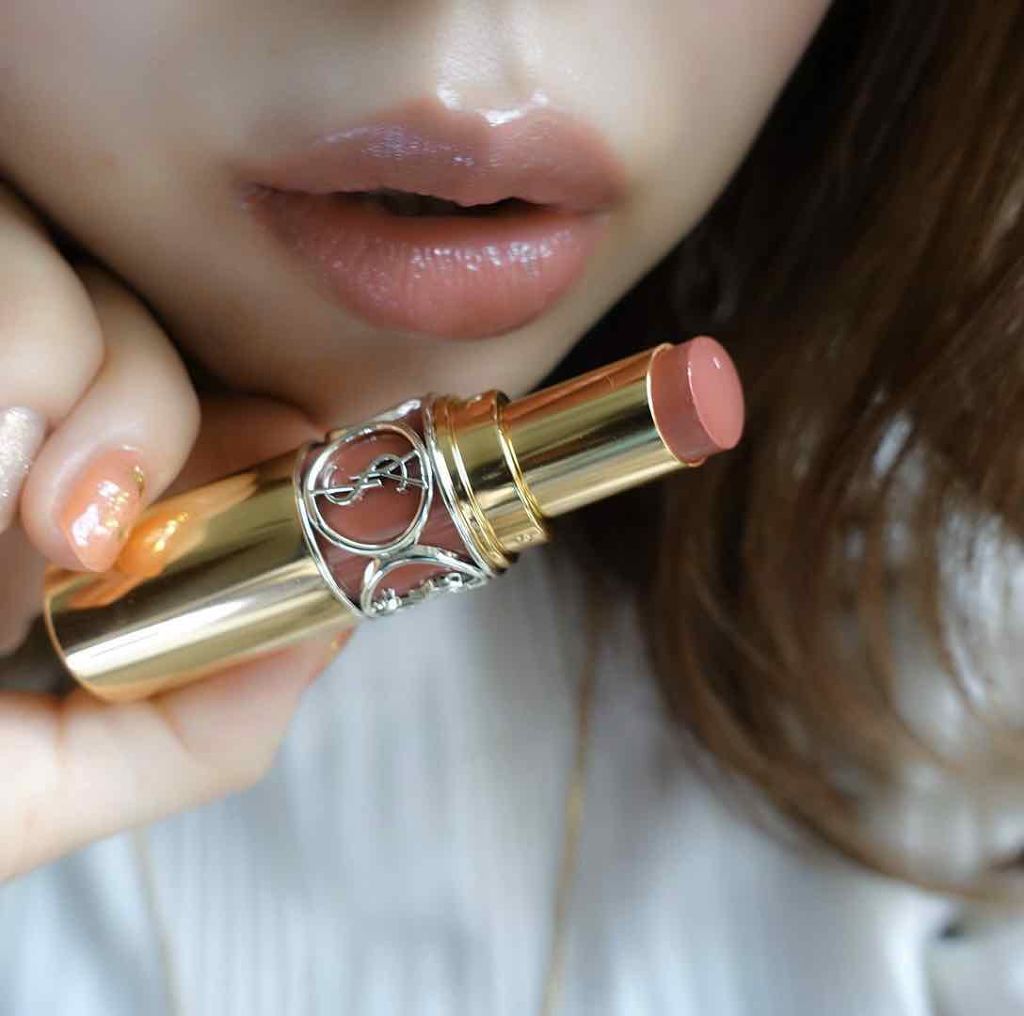 ルージュ ヴォリュプテ シャイン Yves Saint Laurent Beauteの口コミ ふんわりピンクベージュ 87ローズアフリ By Anna 普通肌 30代前半 Lips