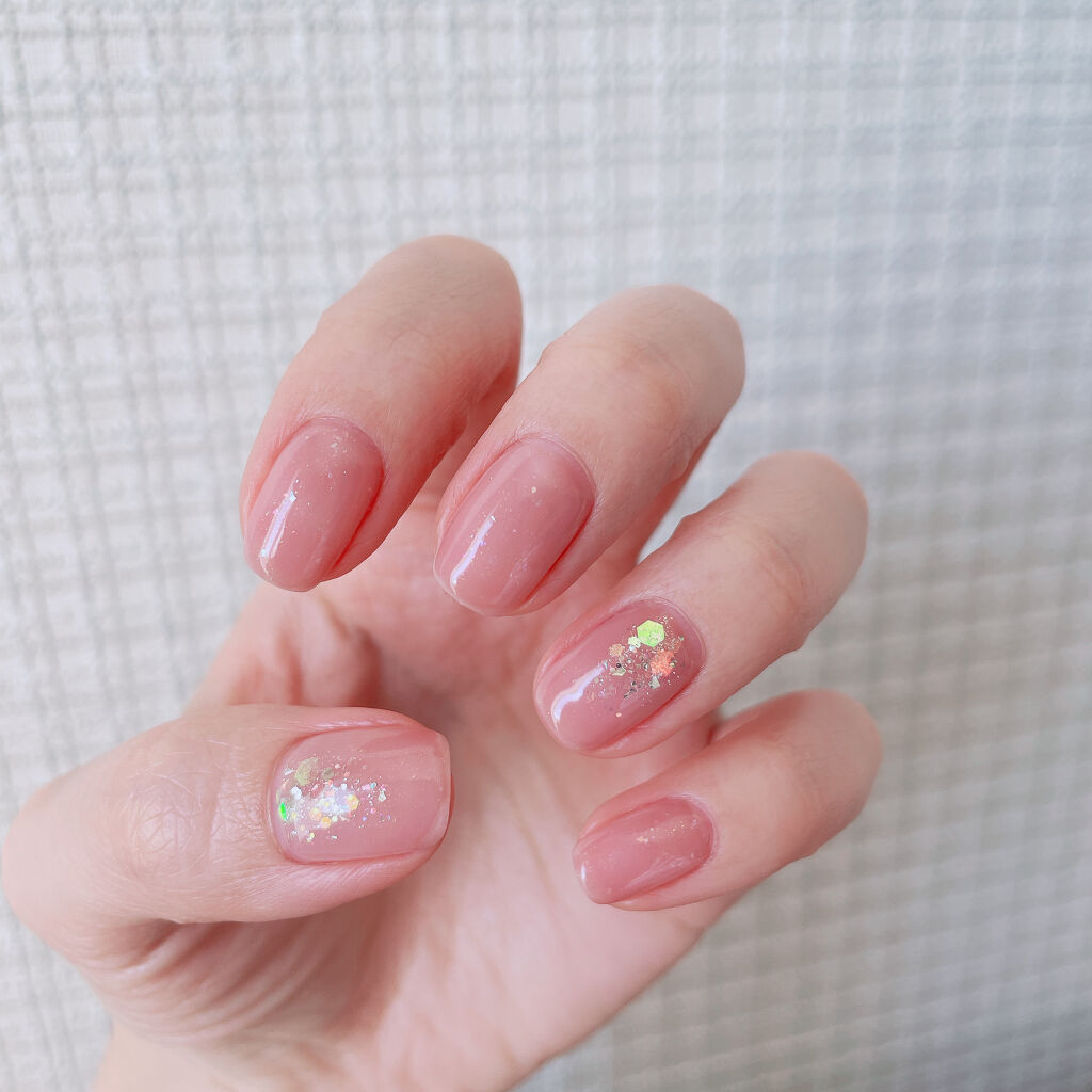 ジェルネイル ジェルミーワンを使った口コミ お手軽春ネイル ジェルミーワンgm By ぐみ Lips