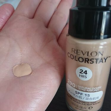 カラーステイ メイクアップ N Revlonの口コミ 混合肌におすすめのリキッドファンデーション レブロン カラーステ By Ari 脂性肌 Lips