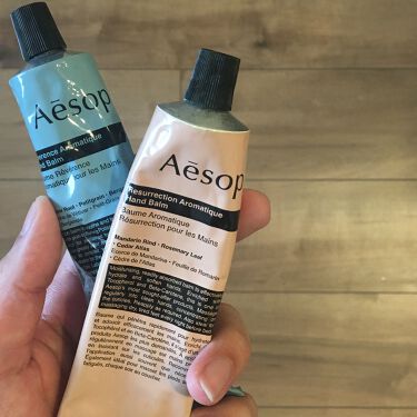 レスレクション ハンドバーム Aesopを使った口コミ 殿堂入りハンドクリーム Aesop 乾燥す By すきにー メンズ美容 普通肌 Lips