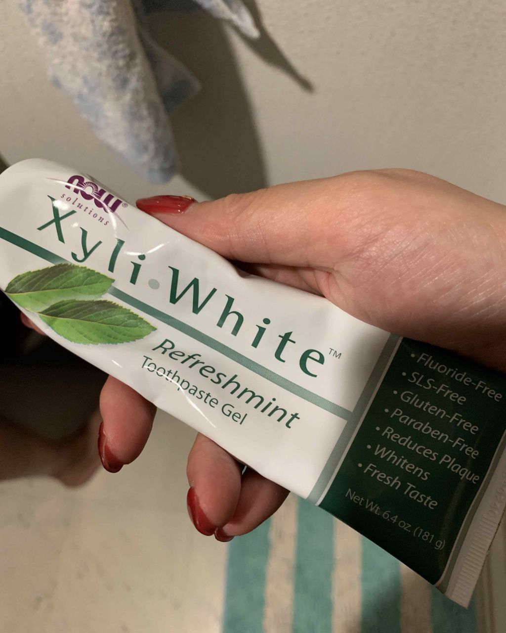 Xyliwhite Toothpaste Gel Refreshmint Now Foodsの口コミ 皆さまこんばんは しばらく使用してみて 改 By 清香 さや蔵 D ﾎｽｨ 敏感肌 40代前半 Lips