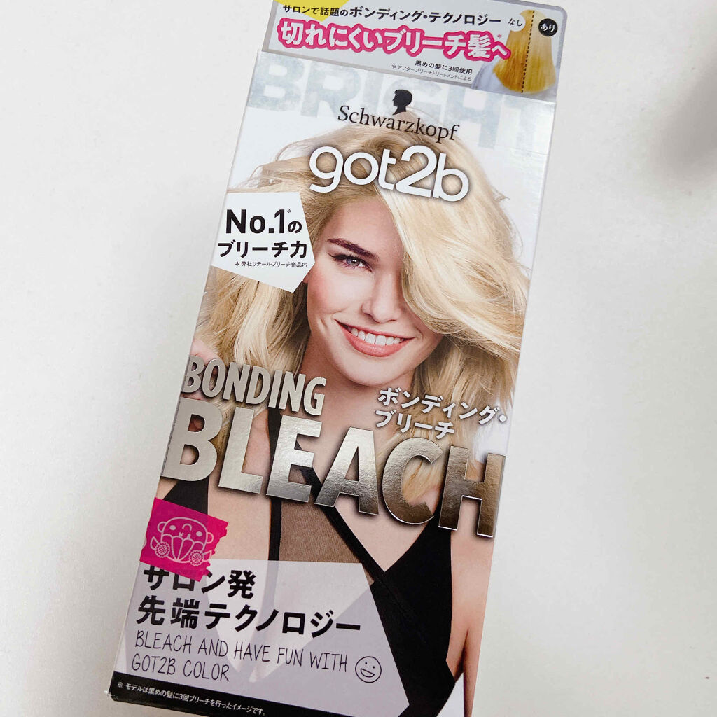 ボンディング ブリーチ Got2bの口コミ インナーカラーを入れる為に 市販のブリーチ By ちょこみ 混合肌 代前半 Lips