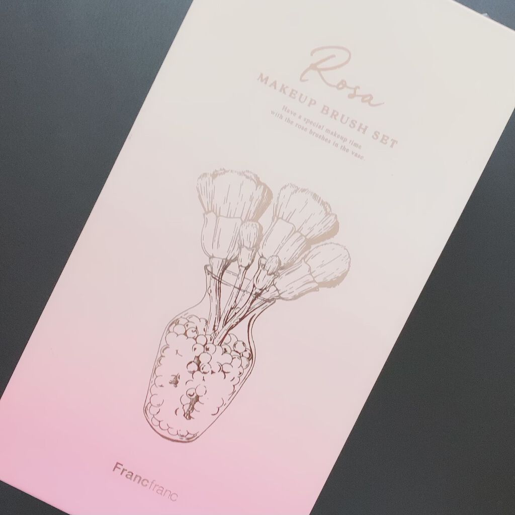 ロッサ メイクアップブラシセット フランフランの口コミ こんにちは めちゃくちゃ可愛いメイクブラシ By みい 混合肌 Lips