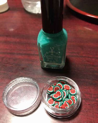 Ljネイルパーツ14スライスフルーツ セリアを使った口コミ こんばんは 今テレビで花火見てま By ゆーぽん 散歩で体力作り 普通肌 Lips