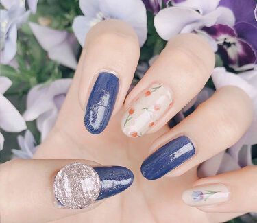 ウィンマックス ネイルスパークス Daisoを使った口コミ 爪先を清楚に彩る Bluetuli By Liii 代前半 Lips