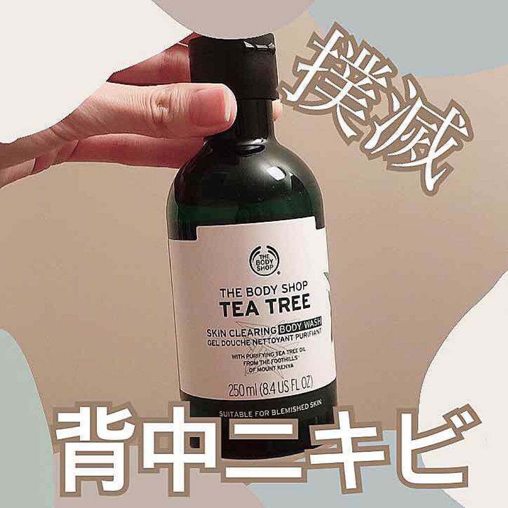 スキンクリアリング ボディウォッシュ Tt The Body Shopの口コミ 背中ニキビ簡単に何とかしたい ティーツ By ナナ 敏感肌 Lips